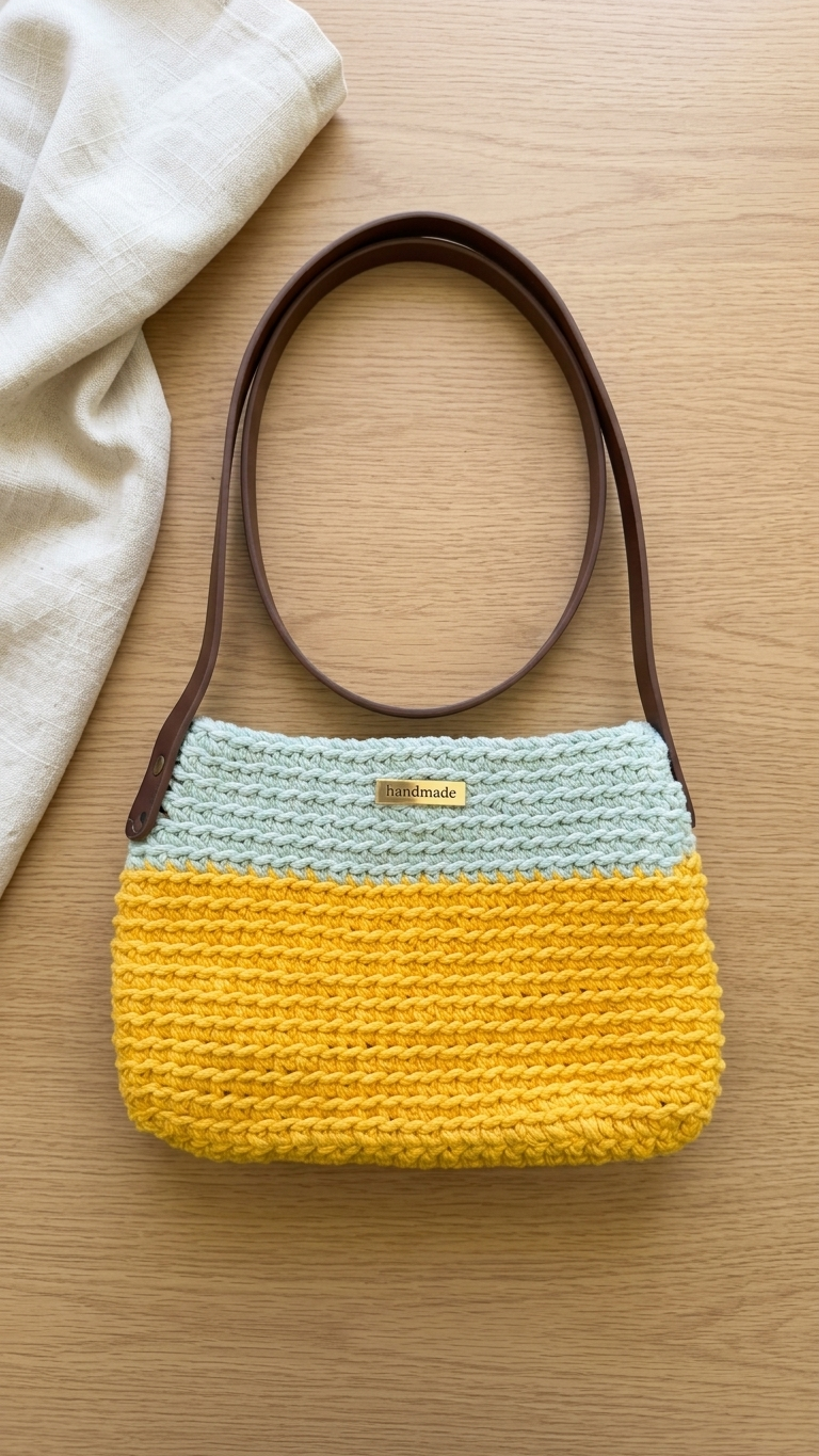 stylish crochet bag