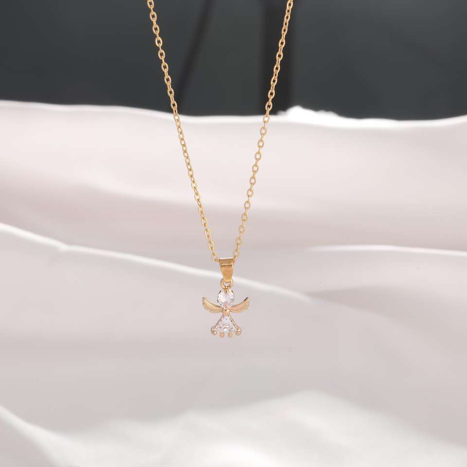 White Zircon Necklace