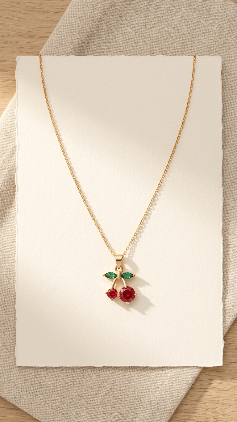 Simple Lucky Stainless Steel Chain Creative Design Radish Pendant Necklace for Blind Box Festival Gifts