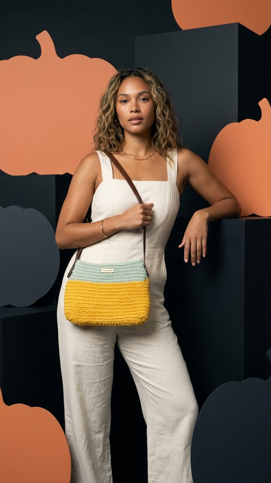 stylish crochet bag